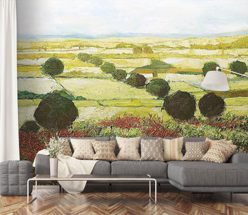 3D Wildflower Valley 101 Allan P. Friedlander Wall Mural Wall Murals