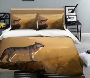 3D Wolf 2012 Bed Pillowcases Quilt Quiet Covers AJ Creativity Home 