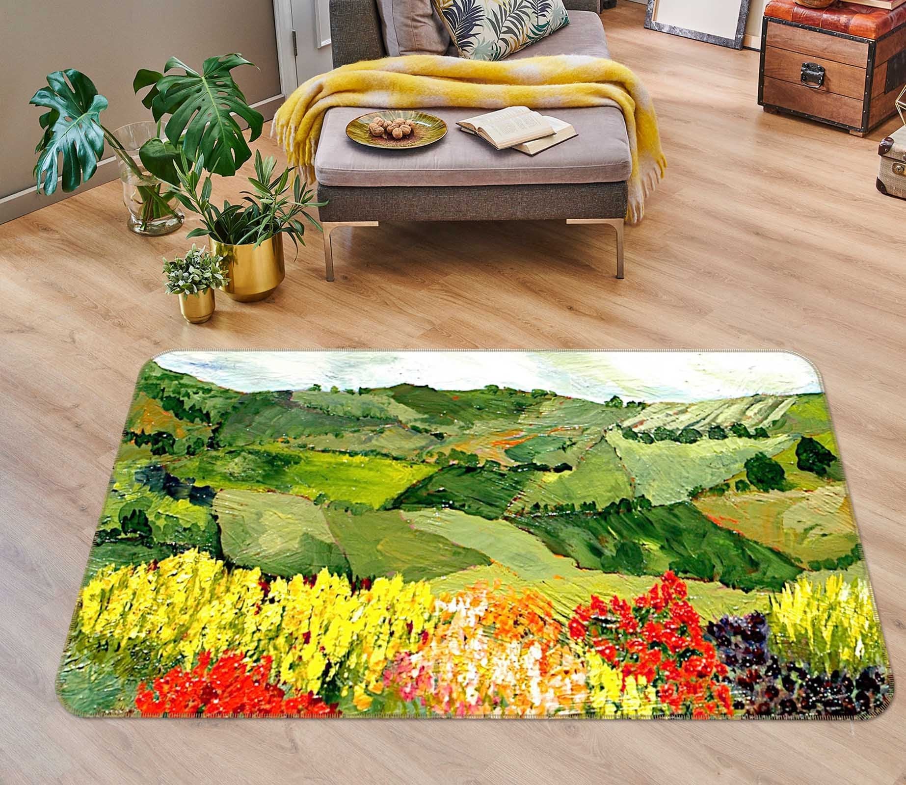 3D Beauty On The Edge 1025 Allan P. Friedlander Rug Non Slip Rug Mat Mat AJ Creativity Home 