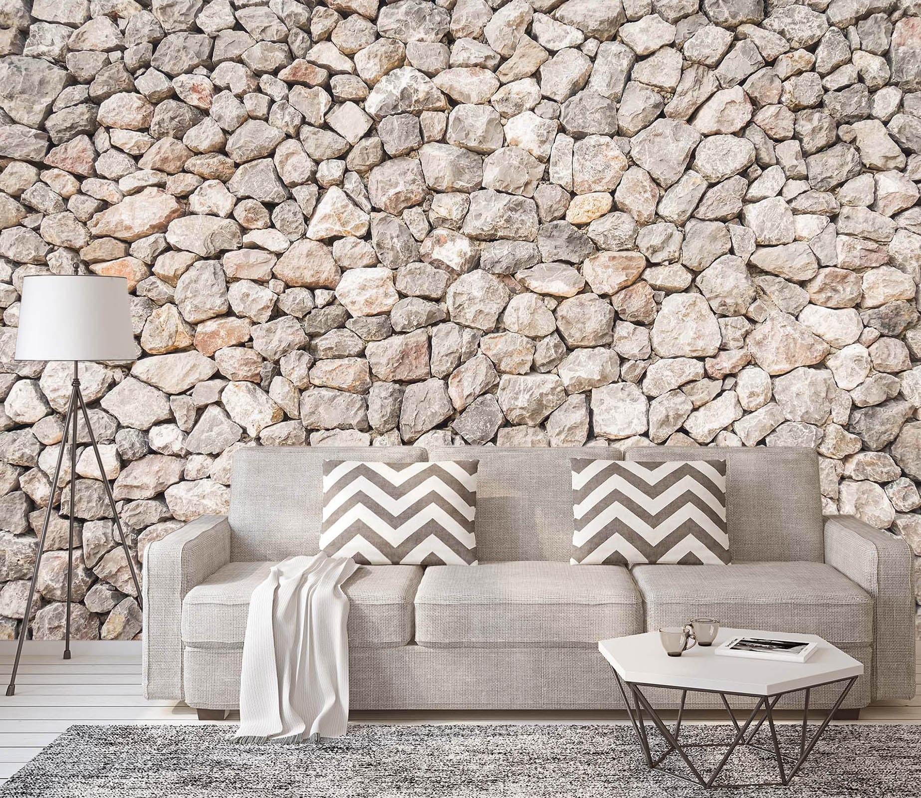 3D Irregular Stones 81 Wall Murals