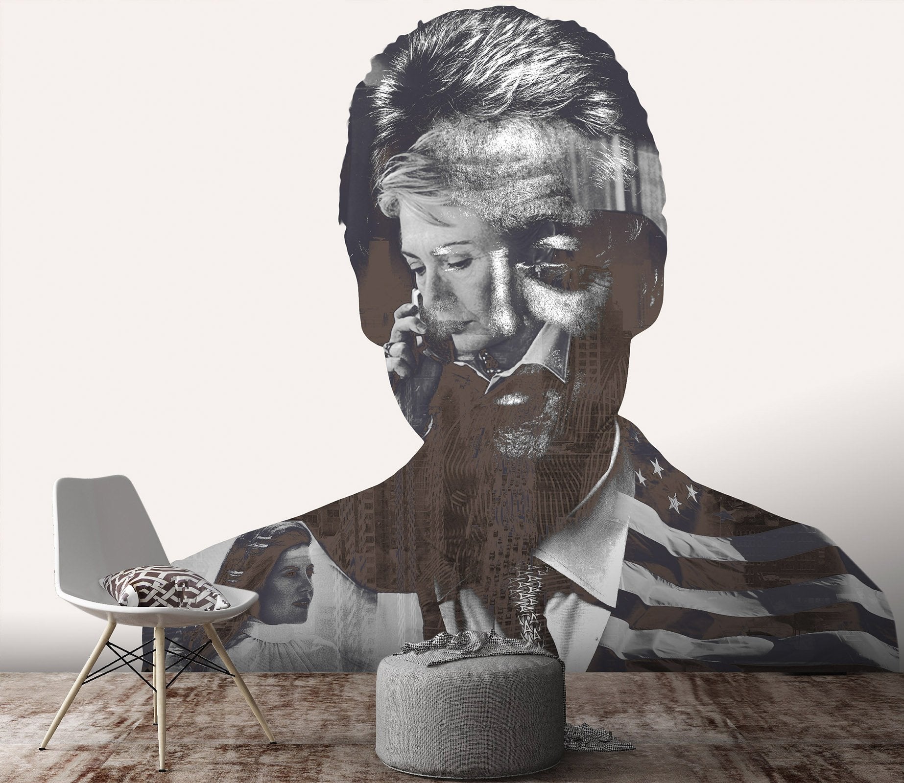 3D Billclinton 1399 Marco Cavazzana Wall Mural Wall Murals Wallpaper AJ Wallpaper 2 