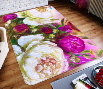 3D Beautiful Flower Bud 1256 Skromova Marina Rug Non Slip Rug Mat