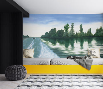 3D River Woods 1855 Marina Zotova Wall Mural Wall Murals