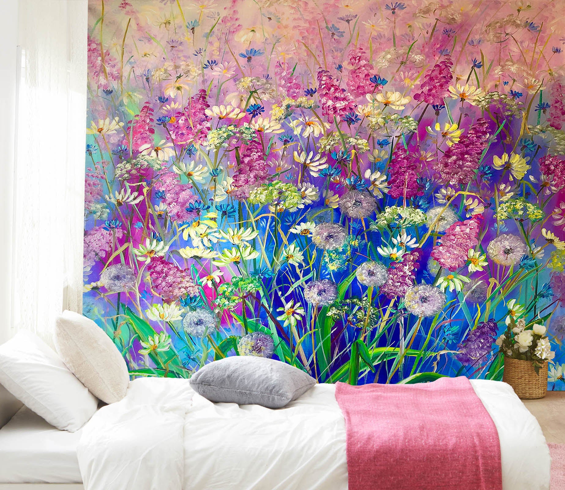 3D Colorful Garden 224 Skromova Marina Wall Mural Wall Murals