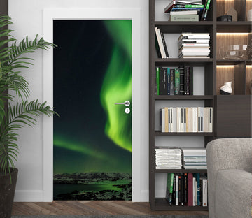 3D Green Aurora 12235 Marco Carmassi Door Mural