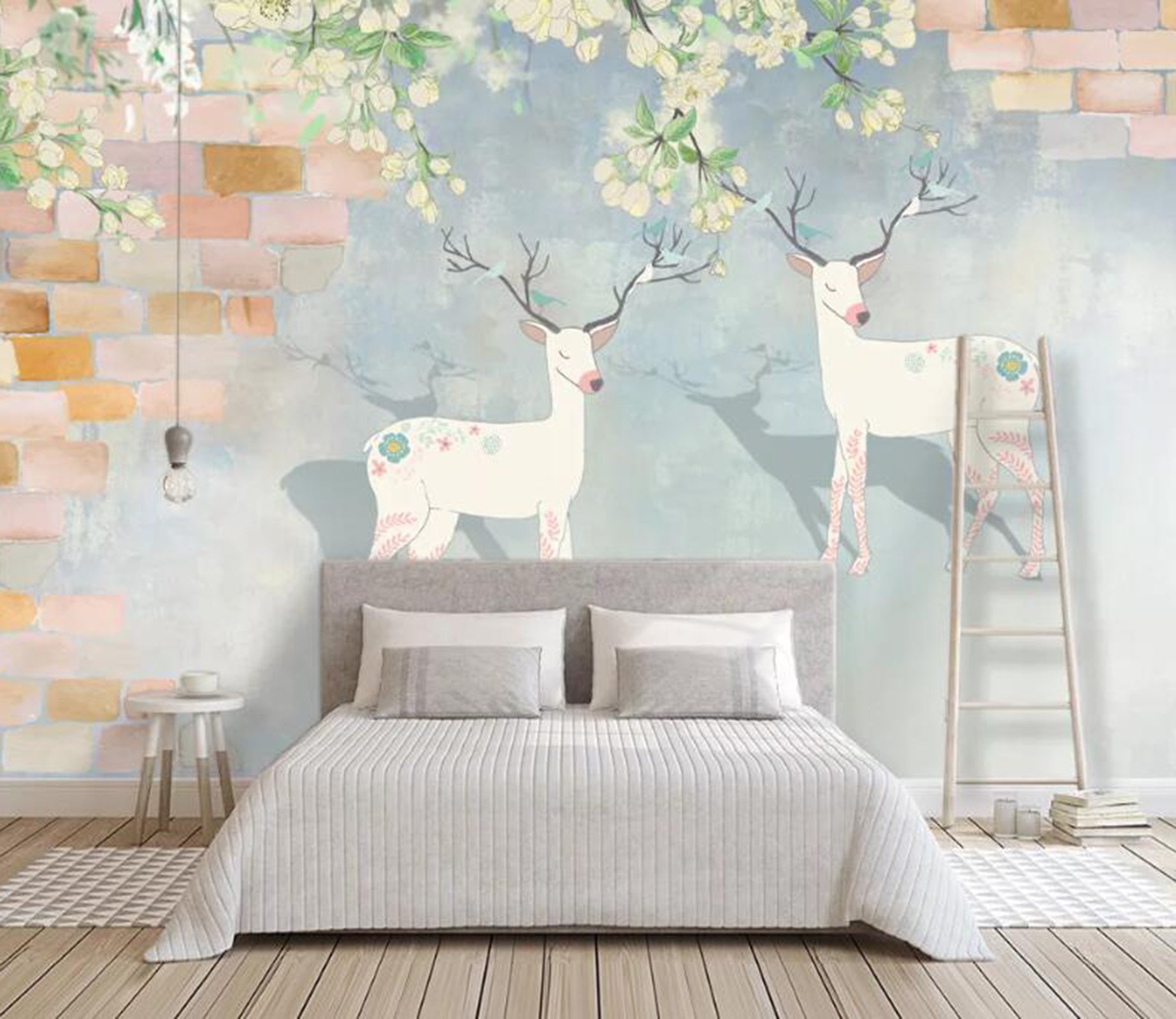 3D Elk WC90 Wall Murals Wallpaper AJ Wallpaper 2 