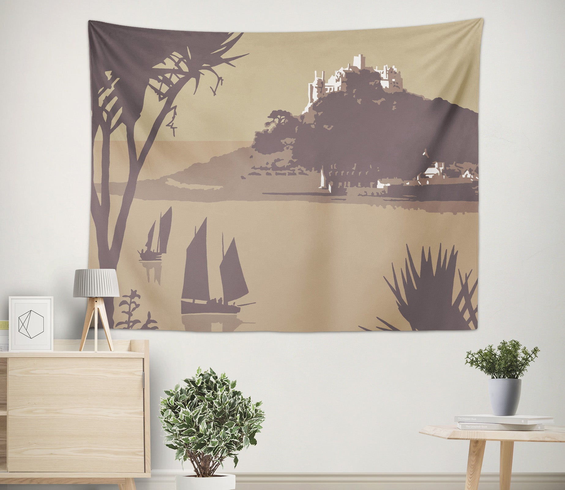 3D Mountain Ocean 1022 Steve Read Tapestry Hanging Cloth Hang