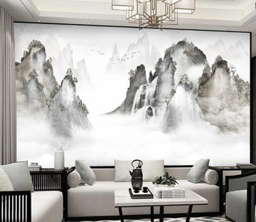 3D Big Mountain WC1746 Wall Murals