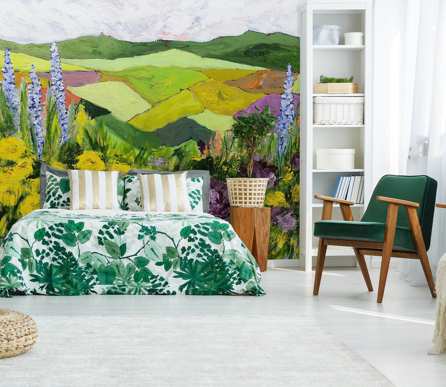 3D Wildflower 227 Allan P. Friedlander Wall Mural Wall Murals