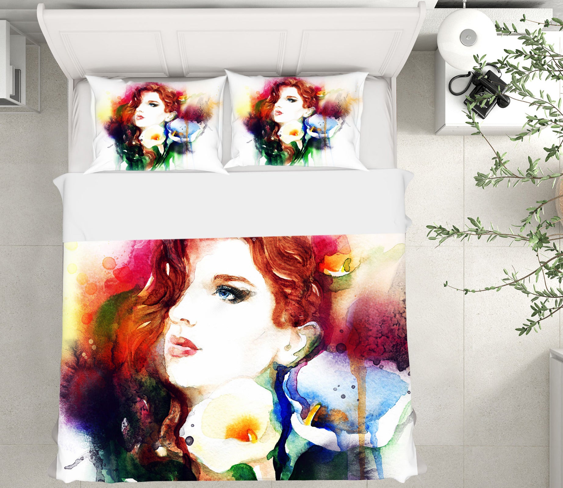 3D Oil Painting Model 011 Bed Pillowcases Quilt