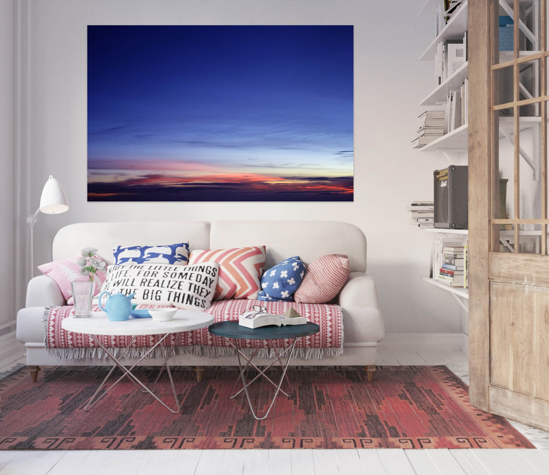 3D Sunset Sky 1086 Wall Sticker