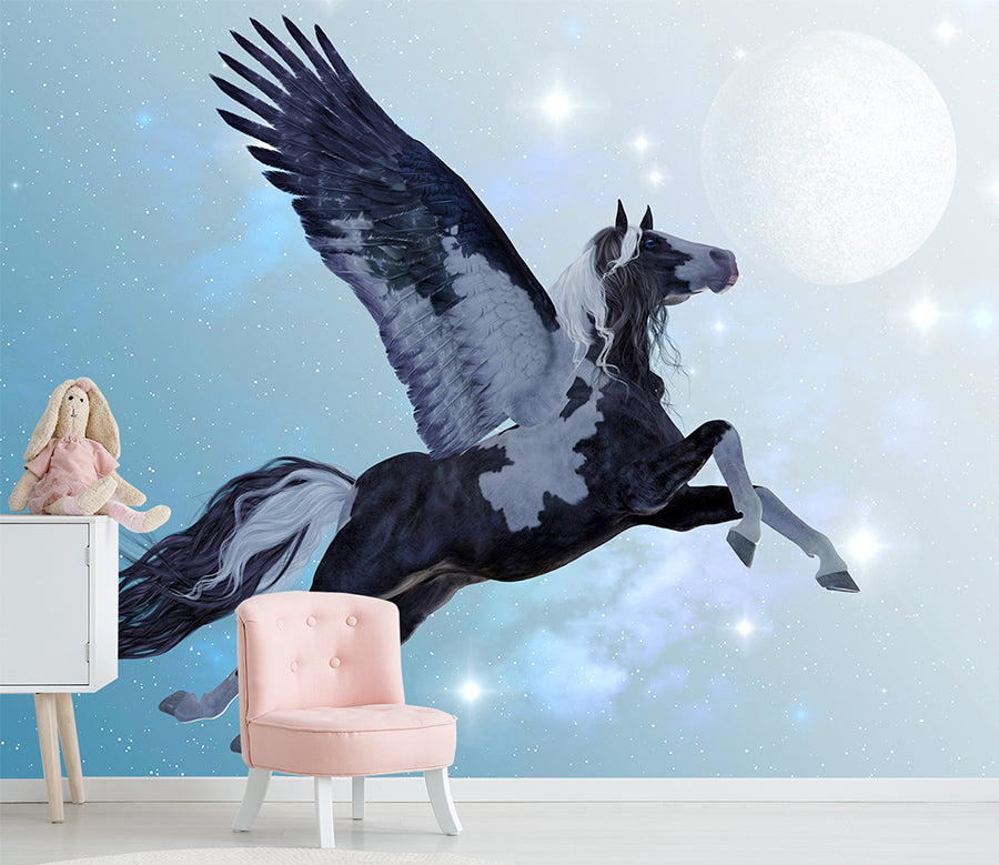 3D Dark Horse 1523 Wall Murals