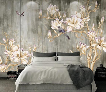 3D Blooming Bird WC1621 Wall Murals