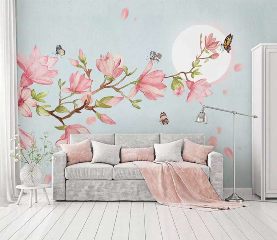 3D Petal Butterfly WC2150 Wall Murals