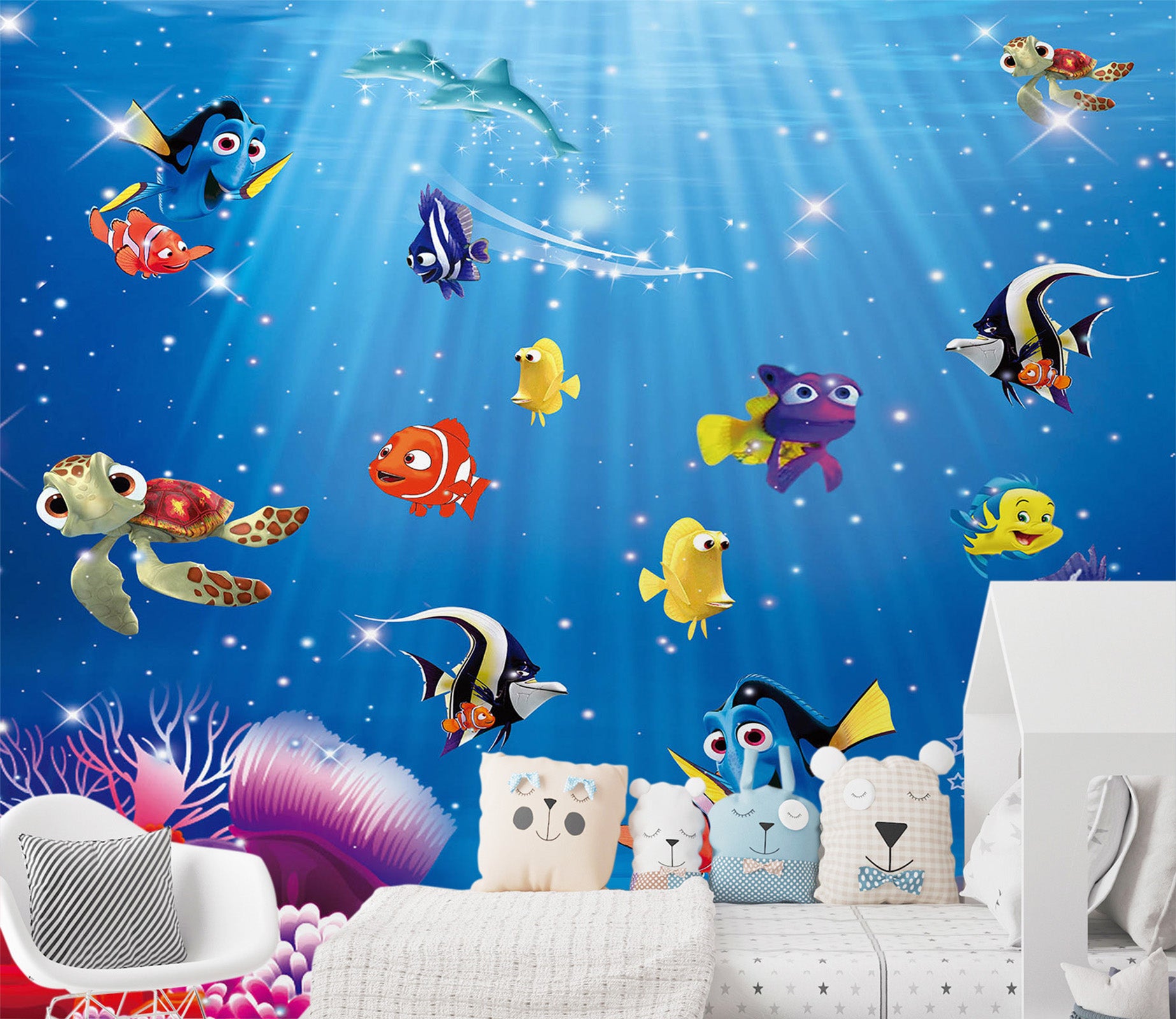 3D The Underwater World 1709 Wall Murals