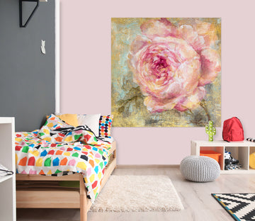 3D Pink Rose 087 Debi Coules Wall Sticker