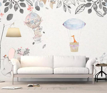 3D Hot Air Balloon 048 Wall Murals Wallpaper AJ Wallpaper 2 