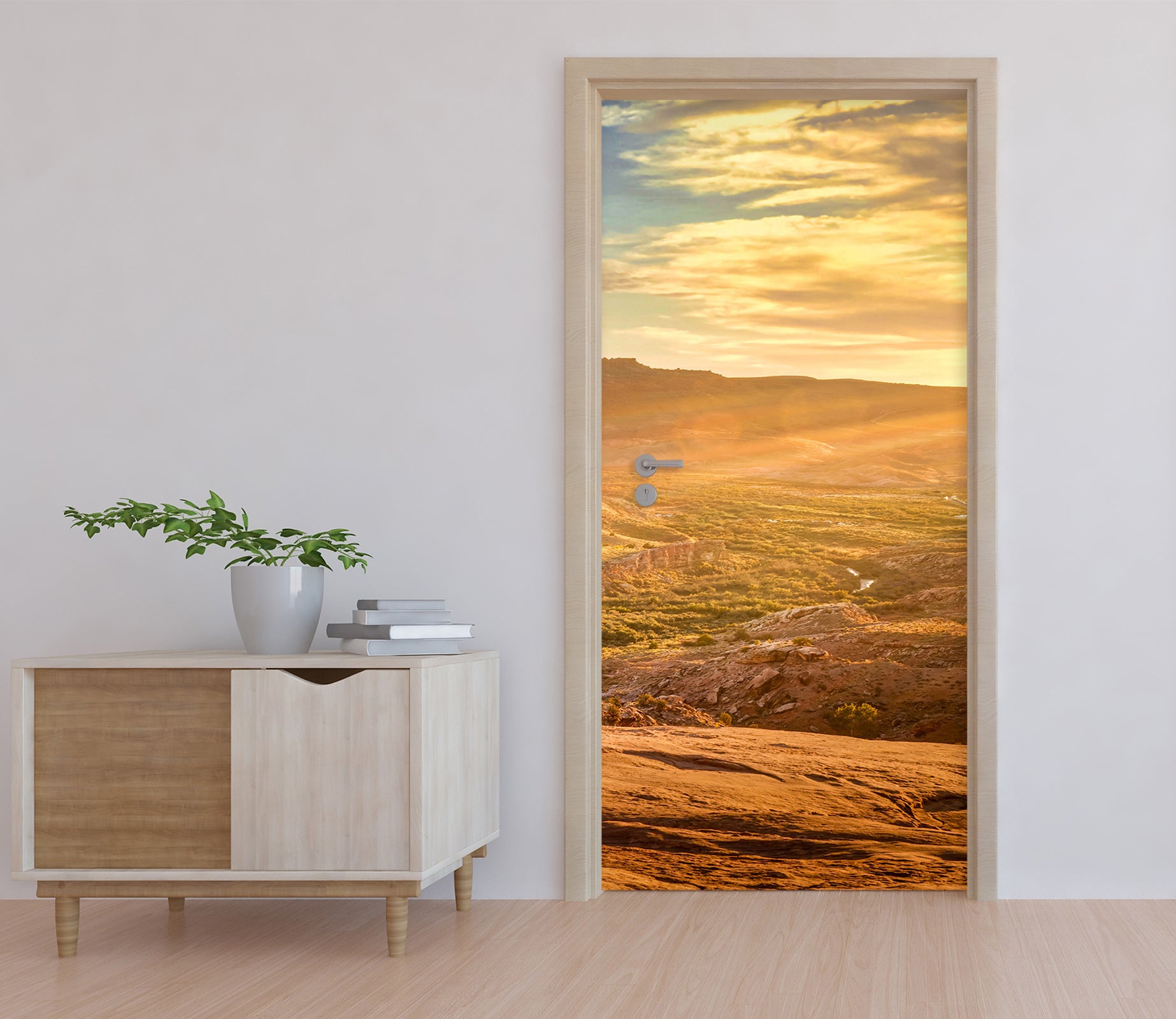 3D Hillside Lawn 107159 Beth Sheridan Door Mural