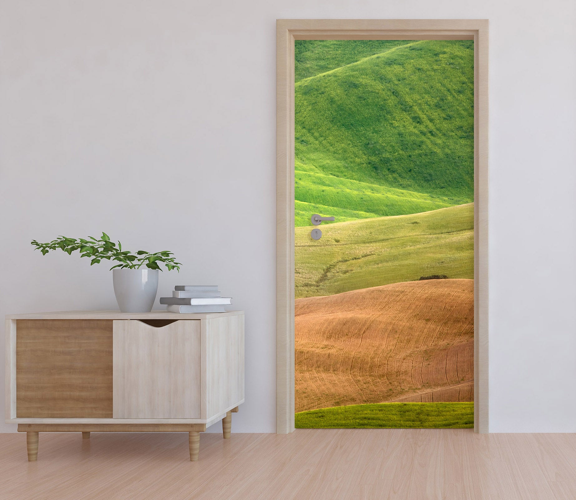 3D Hillside Meadow 11623 Marco Carmassi Door Mural