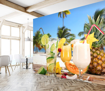 3D Summer Holiday Juice 32 Wall Murals Wallpaper AJ Wallpaper 2 