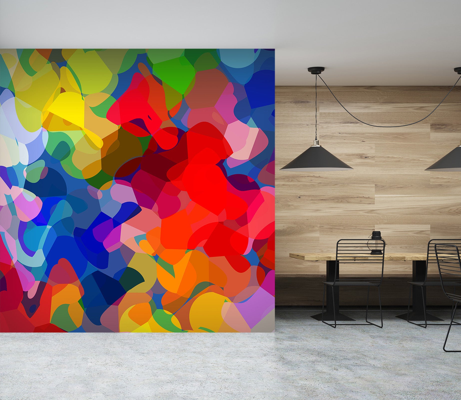 3D Bright Colors 1006 Shandra Smith Wall Mural Wall Murals