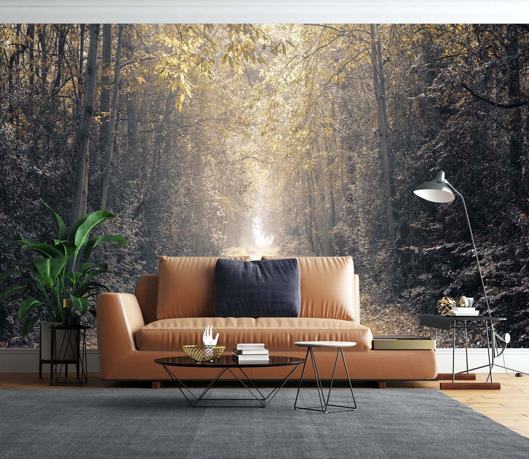 3D Forest Branches 6189 Assaf Frank Wall Mural Wall Murals