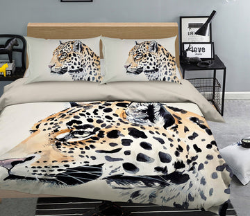 3D Cheetah Head 1972 Bed Pillowcases Quilt Quiet Covers AJ Creativity Home 