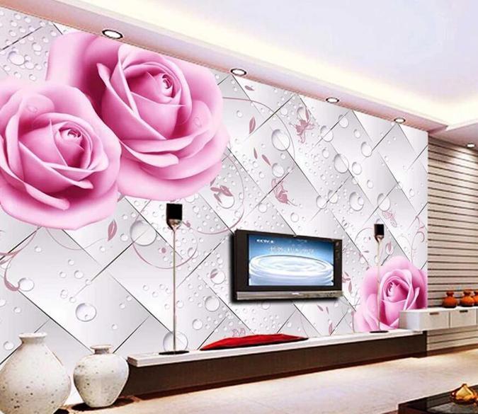 3D Flower 881 Wall Murals Wallpaper AJ Wallpaper 2 