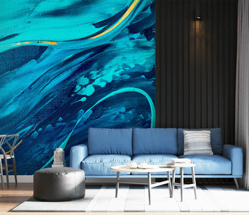 3D Blue Texture 109 Skromova Marina Wall Mural Wall Murals