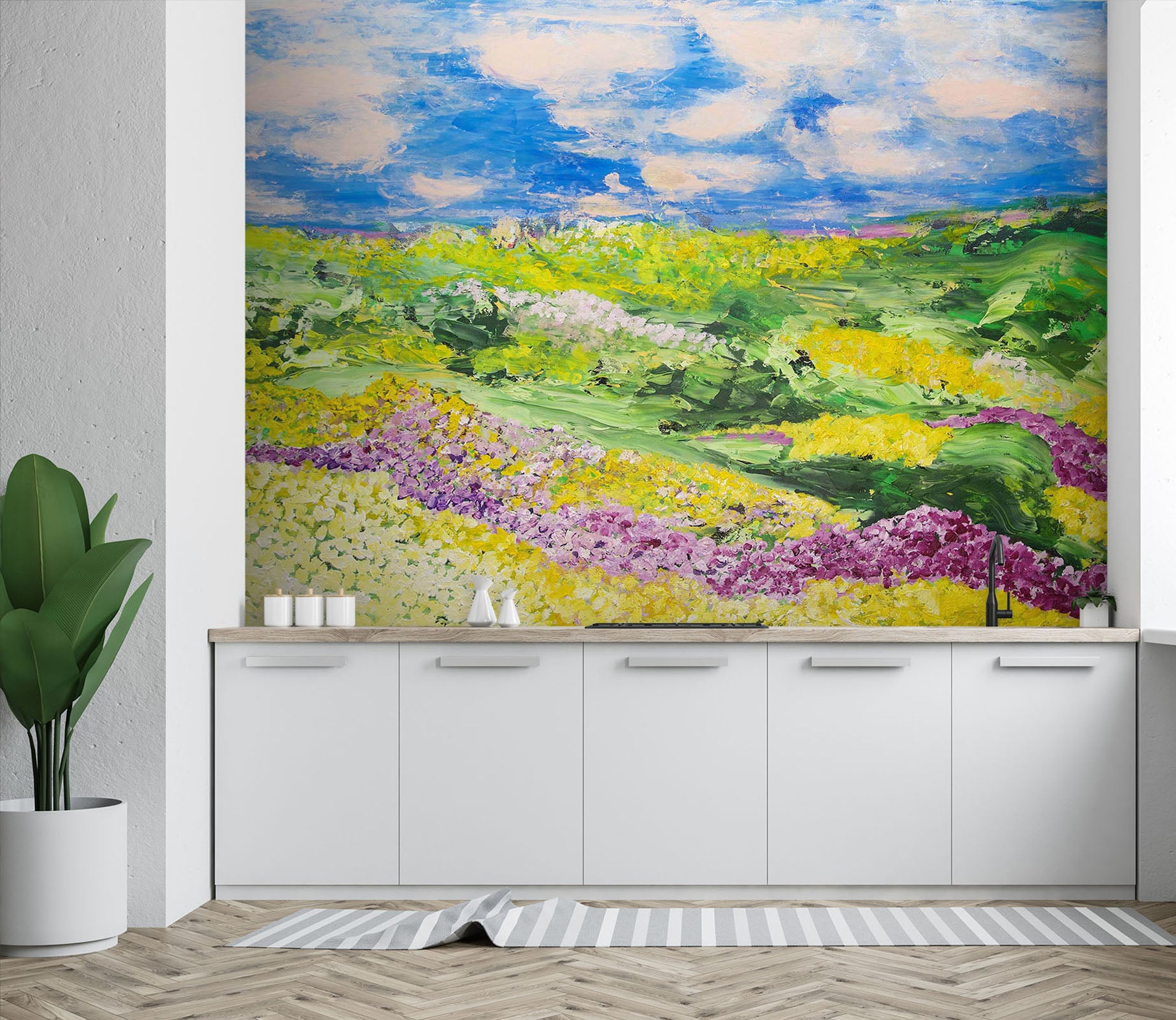 3D French Valley 115 Allan P. Friedlander Wall Mural Wall Murals