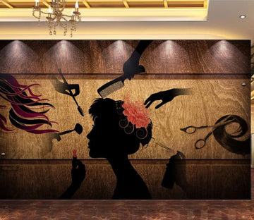 3D Flower Girl 1586 Wall Murals