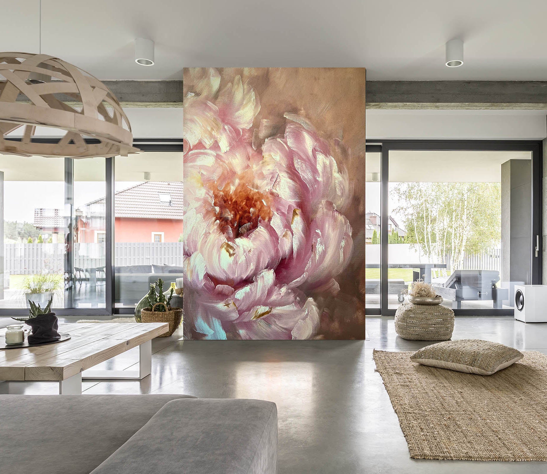 3D Painted Flowers 2644 Skromova Marina Wall Mural Wall Murals