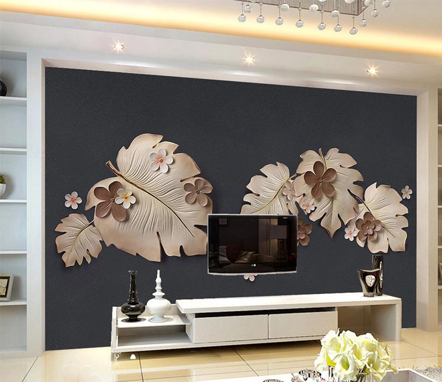 3D Flower Shape WC579 Wall Murals