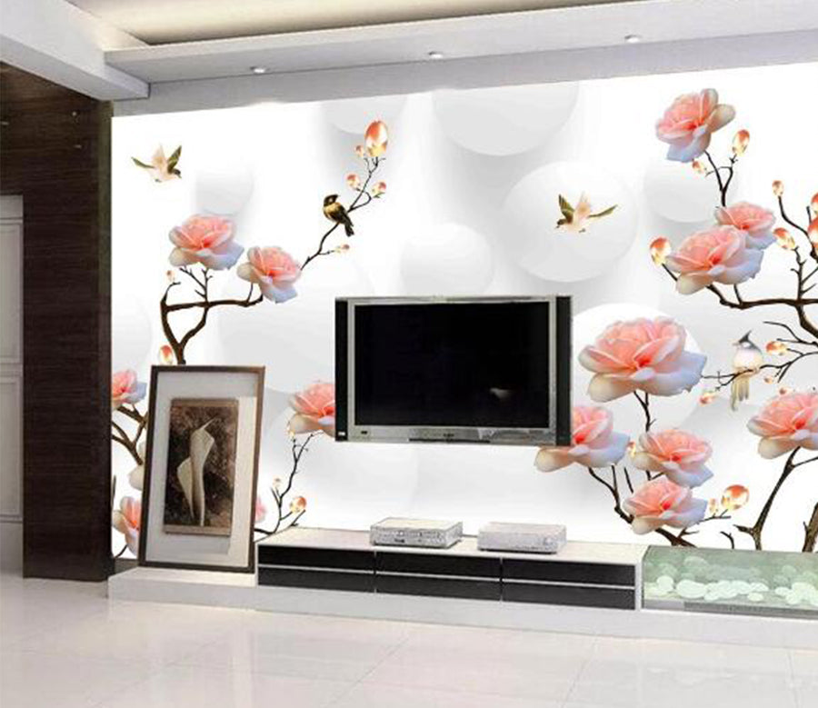 3D Asuka Flower WC442 Wall Murals