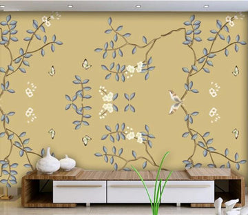 3D Leaf Butterfly WG488 Wall Murals