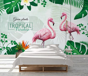 3D Green Plants 1025 Wall Murals