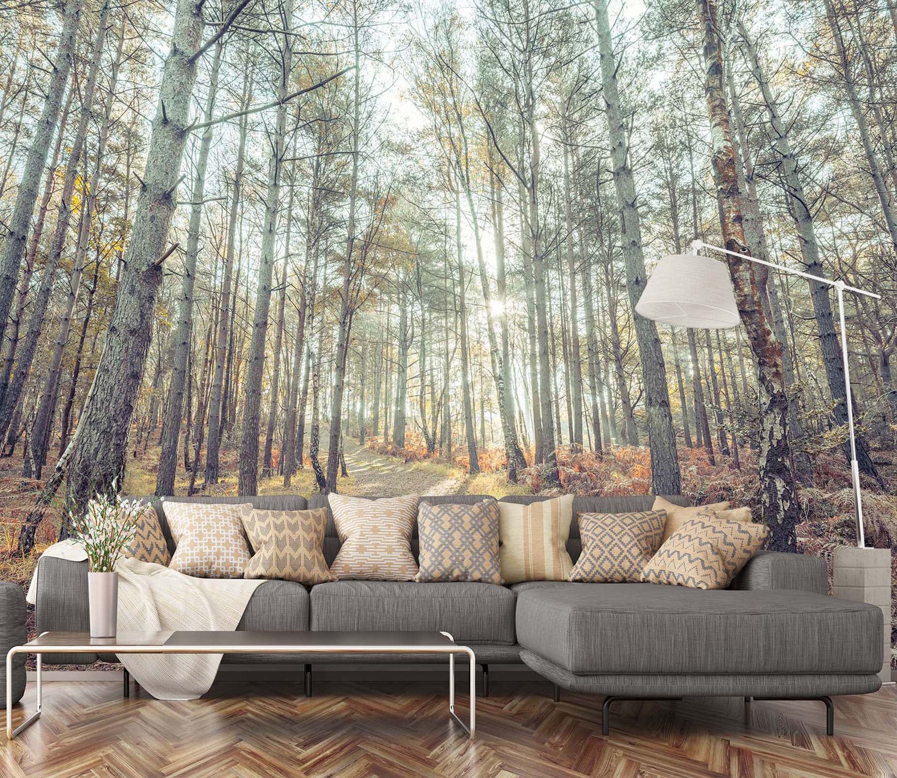 3D Sunshine Forest 6196 Assaf Frank Wall Mural Wall Murals