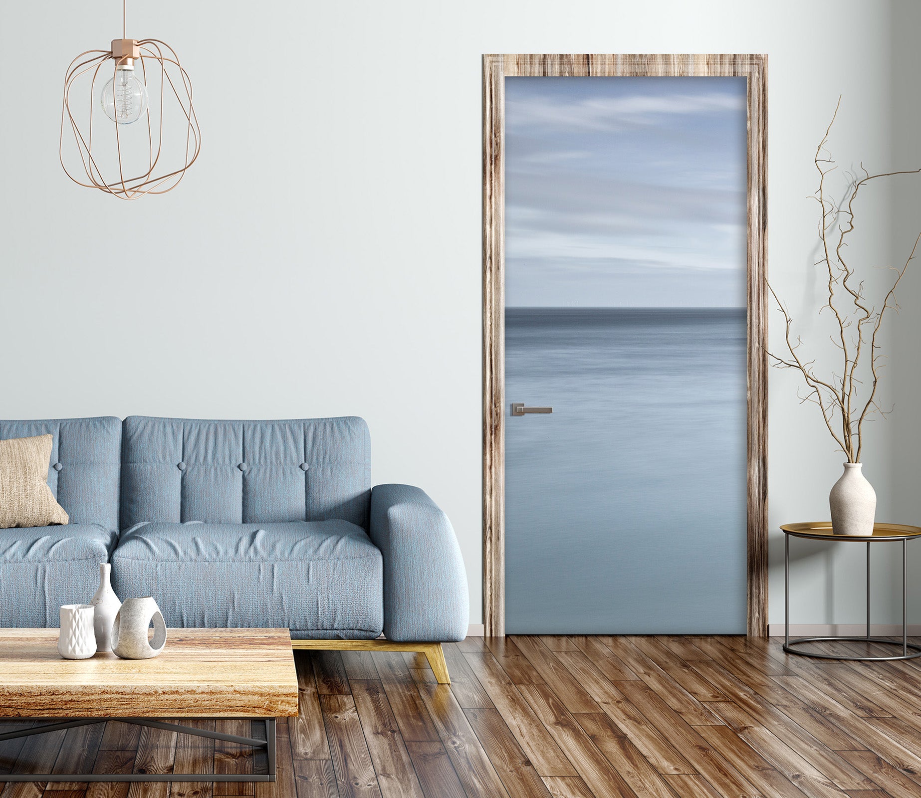 3D Calm Water Surface 106155 Assaf Frank Door Mural