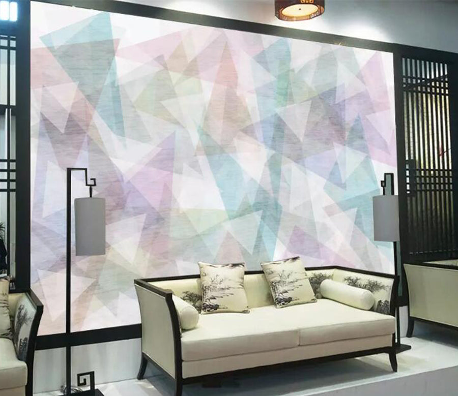 3D Color Geometry WG1032 Wall Murals