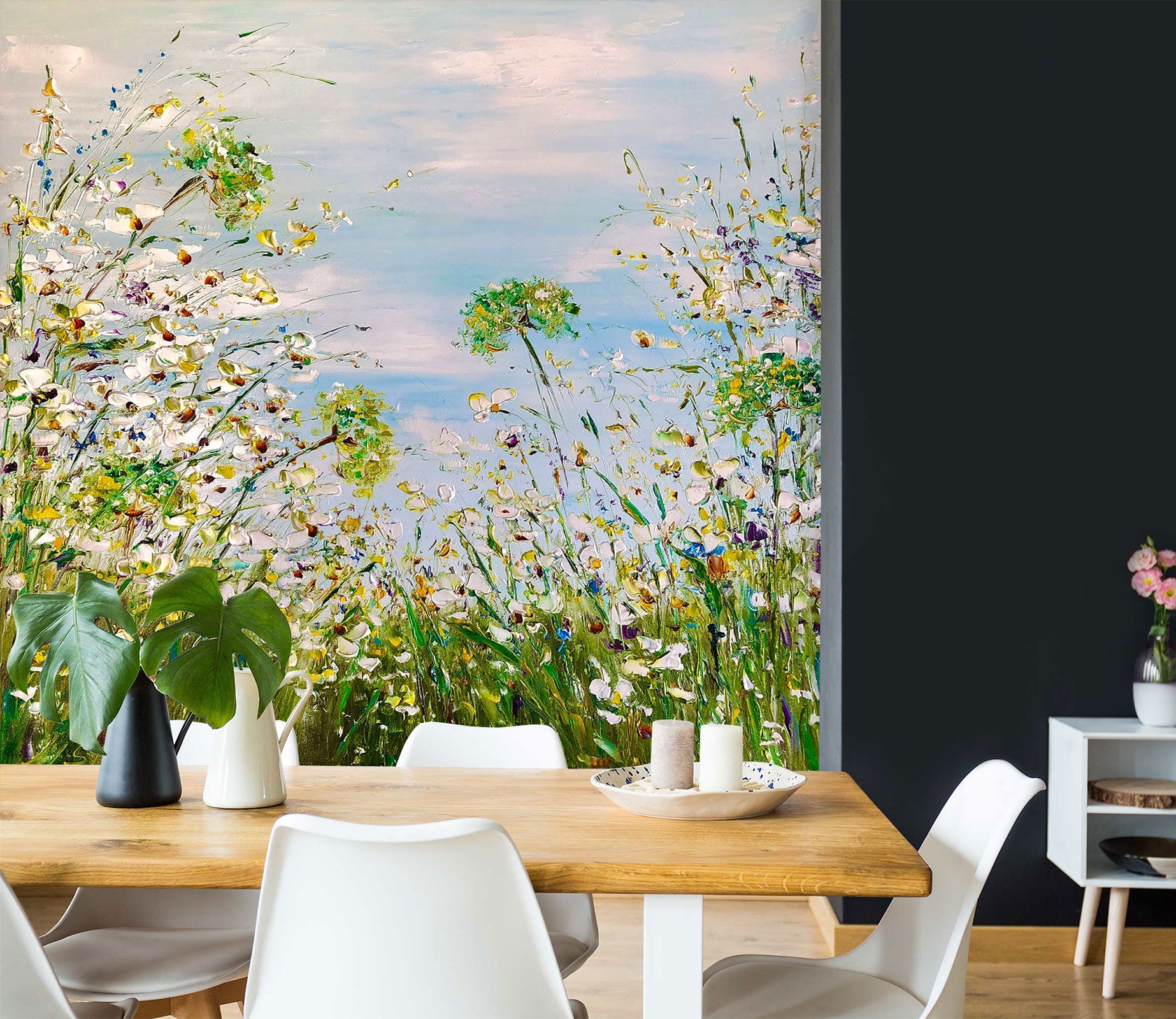 3D Wildflowers Grass 114 Skromova Marina Wall Mural Wall Murals