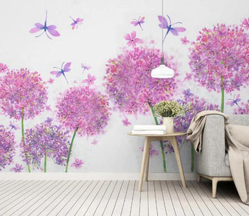 3D Bouquet Butterfly WC986 Wall Murals