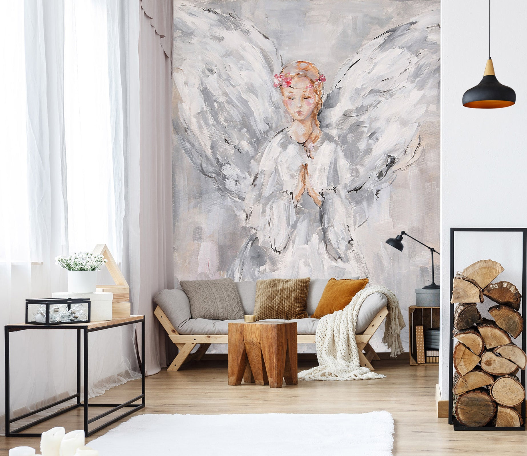 3D Angel 3133 Debi Coules Wall Mural Wall Murals