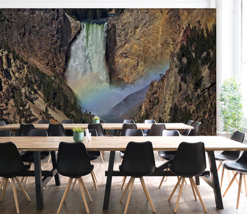 3D Rainbow Waterfall 122 Kathy Barefield Wall Mural Wall Murals