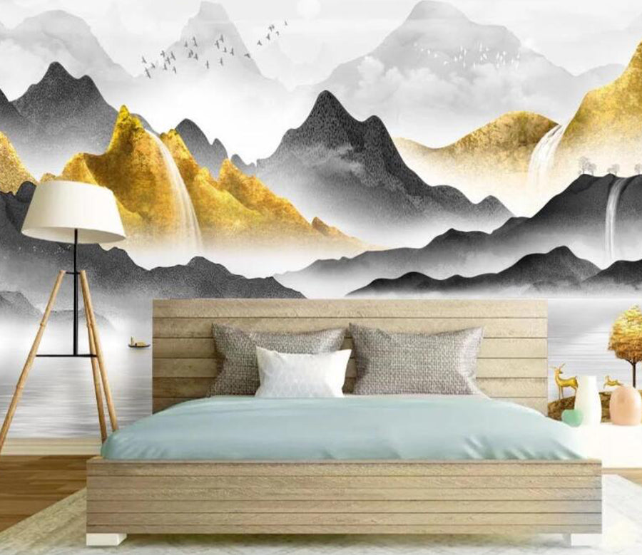 3D Canyon Falls WC2285 Wall Murals