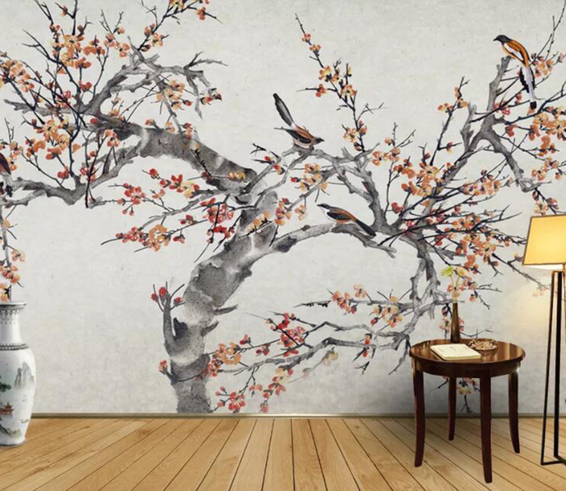 3D Red Plum WG71 Wall Murals Wallpaper AJ Wallpaper 2 