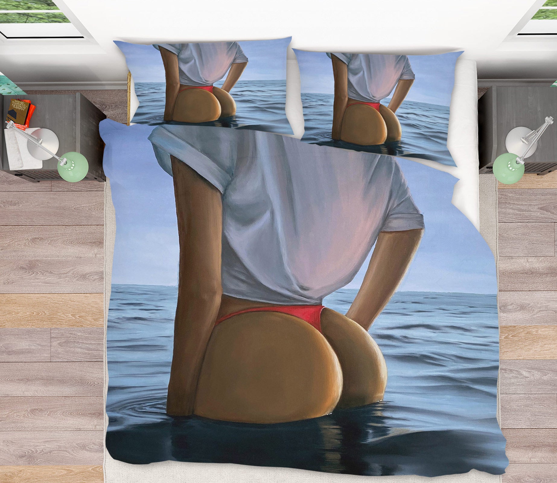 3D Beautiful Woman Figure 97102 Marina Zotova Bedding Bed Pillowcases Quilt