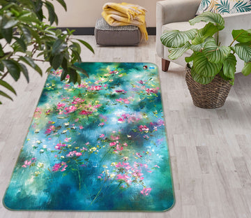 3D Beautiful Bouquet 1168 Skromova Marina Rug Non Slip Rug Mat