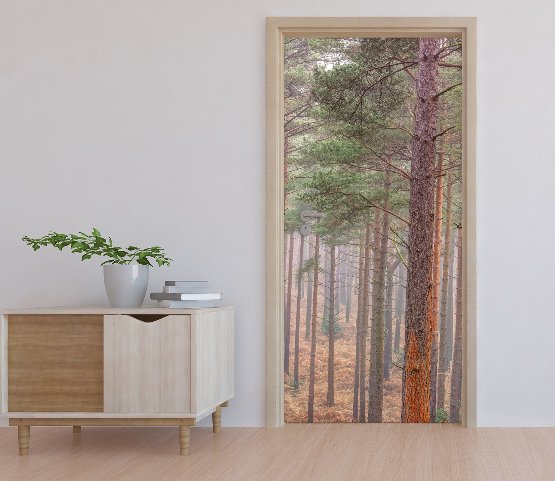 3D Trees Forest 106149 Assaf Frank Door Mural