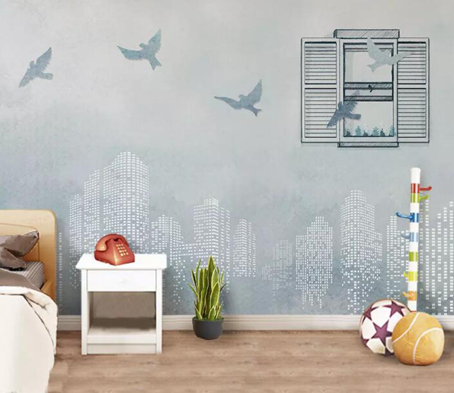 3D High Building W62 Wall Murals Wallpaper AJ Wallpaper 2 