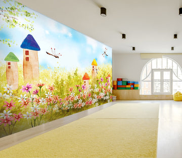 3D Flower Sea Bream 256 Wall Murals